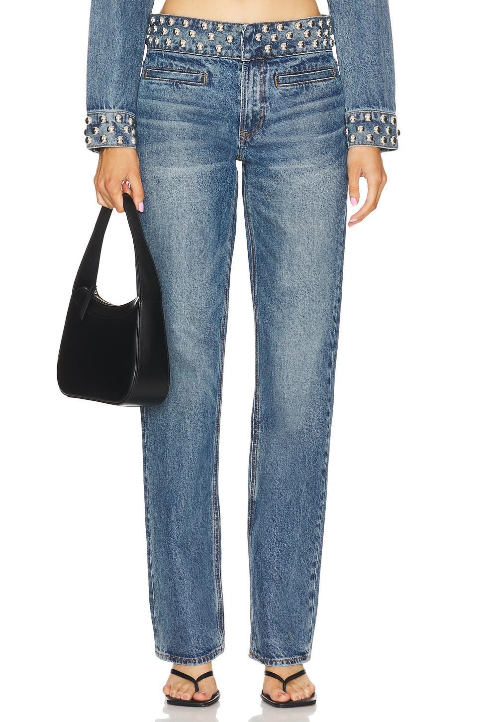 Leandra Low Rise Straight Leg Jean GRLFRND Product Image