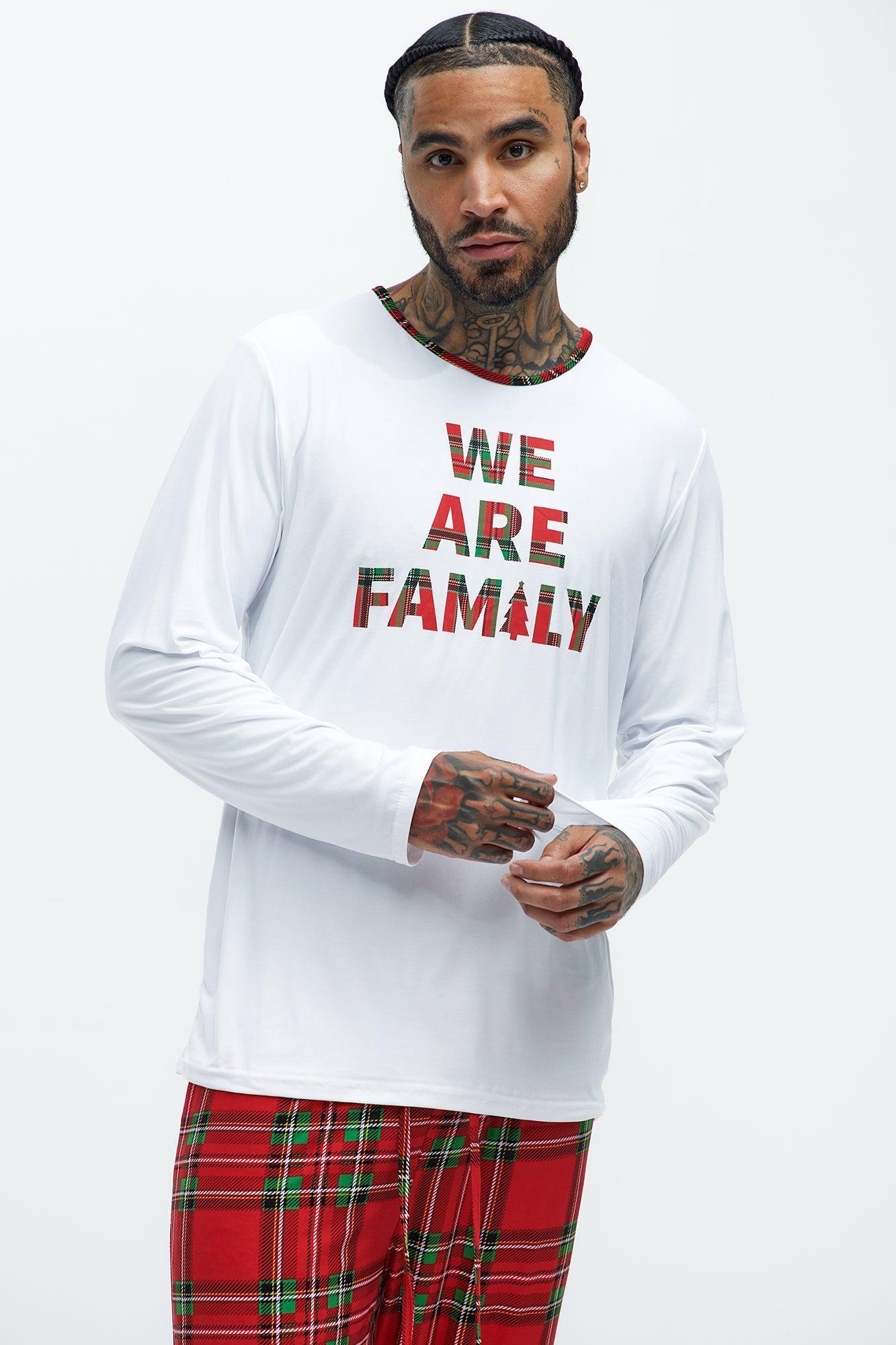 Merry Christmas Holiday PJ Set - Red/White Product Image