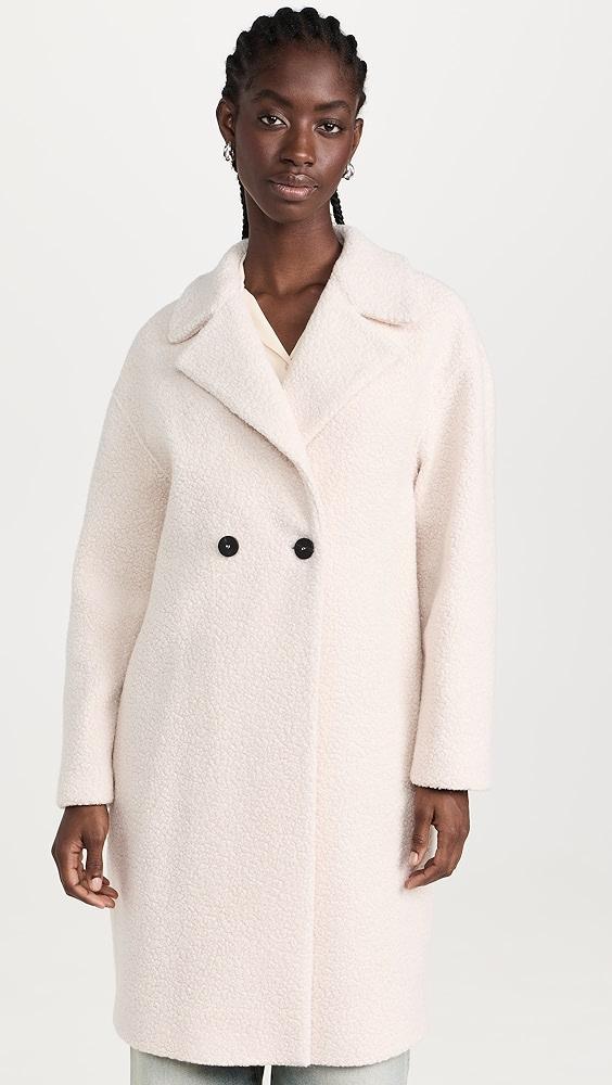 Harris Wharf London Dropped Shoulder Bouclé Coat | Shopbop Product Image