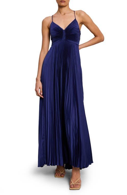 A. l.c. Aries Pleated Open Back Dress Product Image
