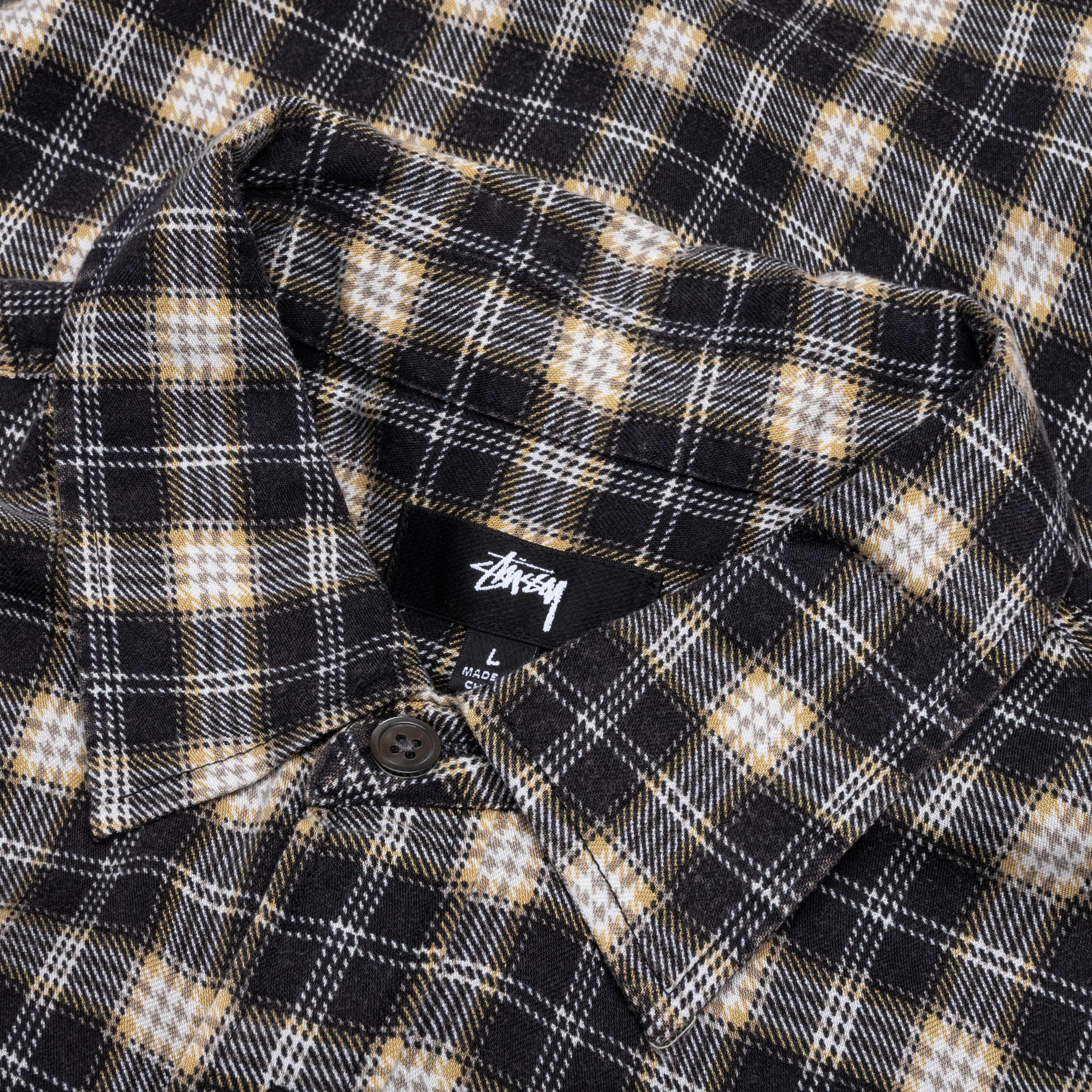 Matthew Plaid Shirt - Black Male Product Image