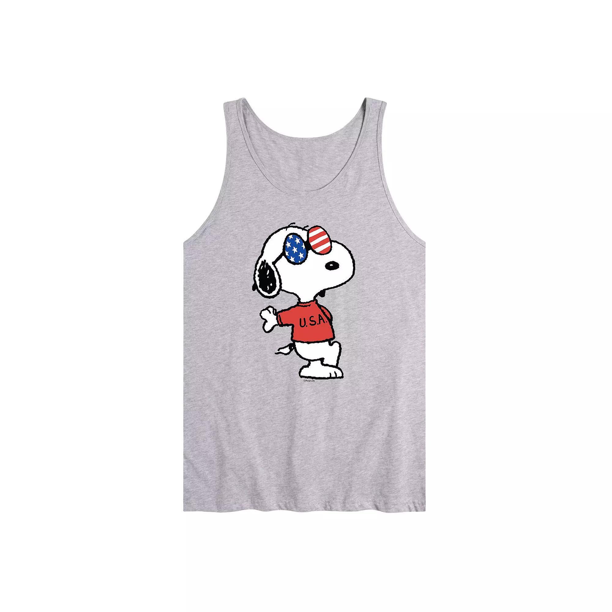 Mens Peanuts Americana Snoopy Cool Tank Top Product Image