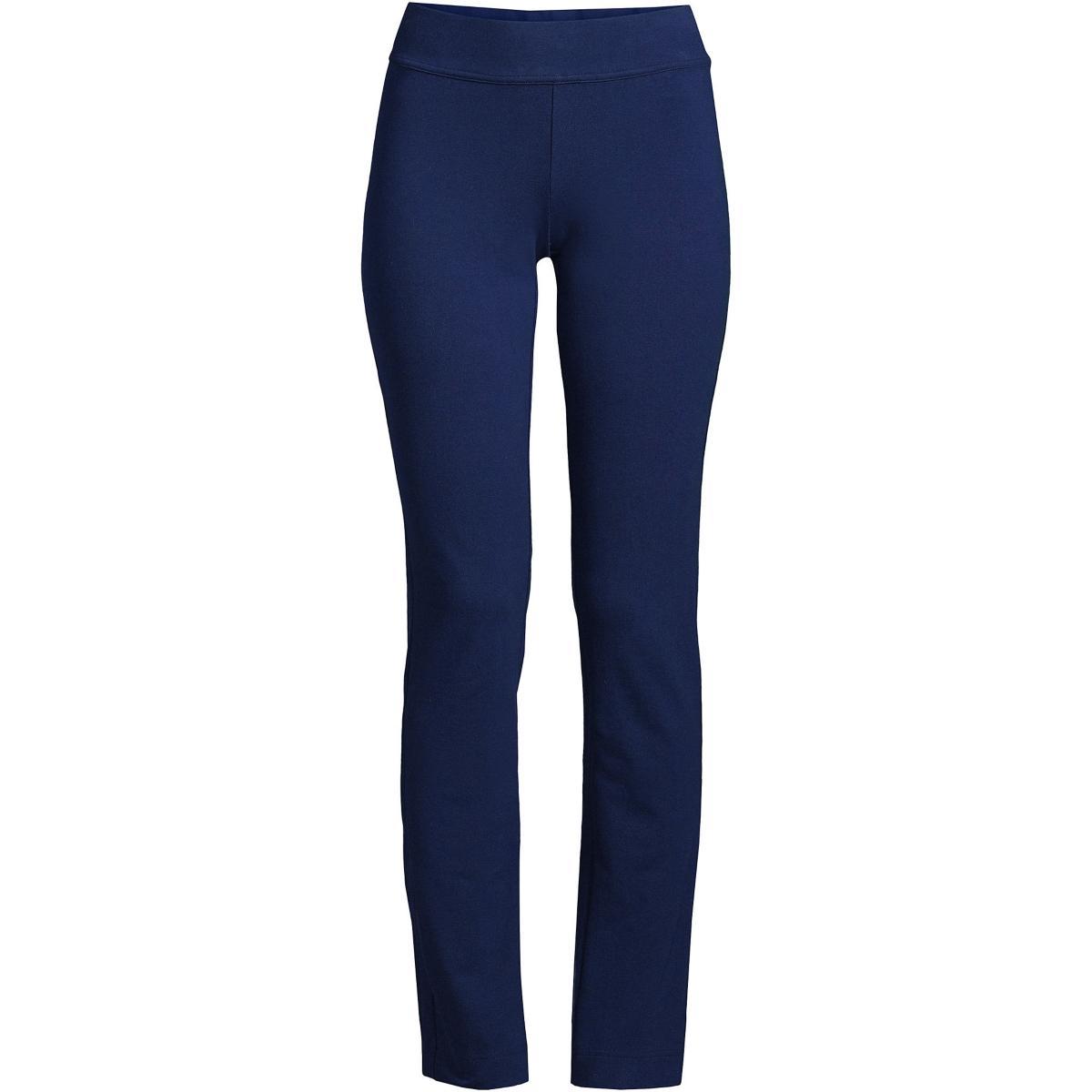 Women's Lands' End Starfish Slim-Cut Pull-On Pants, Size: Small, Evening Blue Product Image