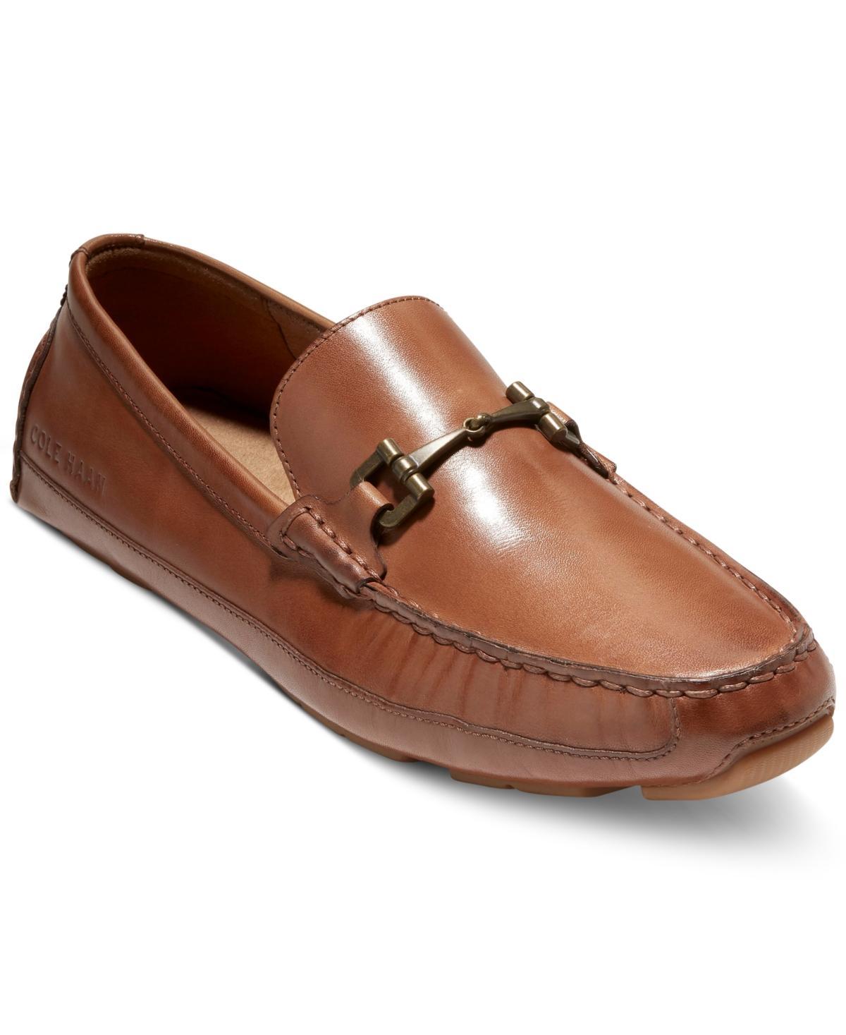 Cole Haan Mens Wyatt Leather Bit Buckle Drivers Product Image