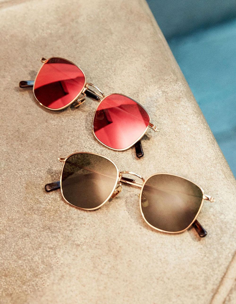 DIFF EYEWEAR Axel Sunglasses - ROSE GOLD Product Image
