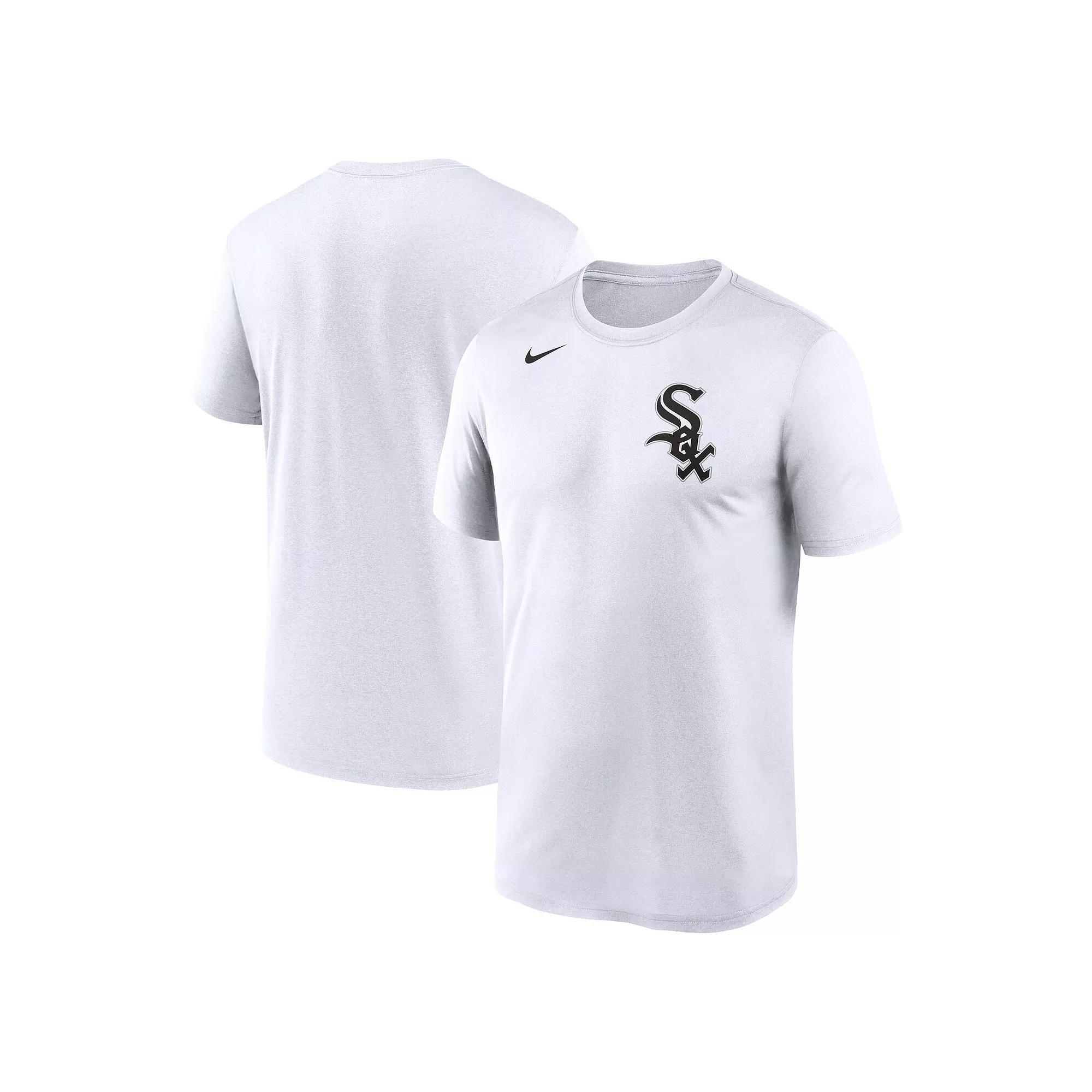 Men's Nike White Chicago White Sox New Legend Wordmark T-Shirt, Size: 3XL Product Image
