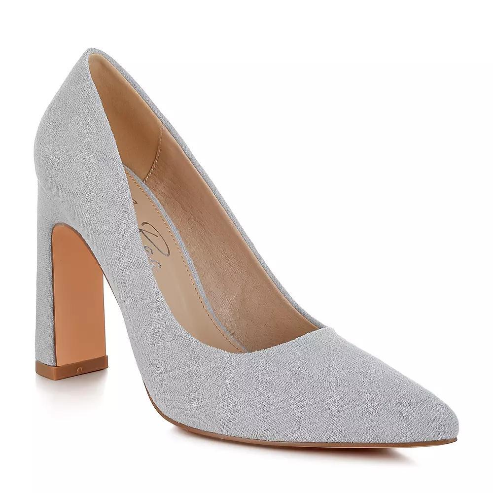 London Rag Uboa Women's High Heel Pumps, Size: 8.5, Light Blue Product Image