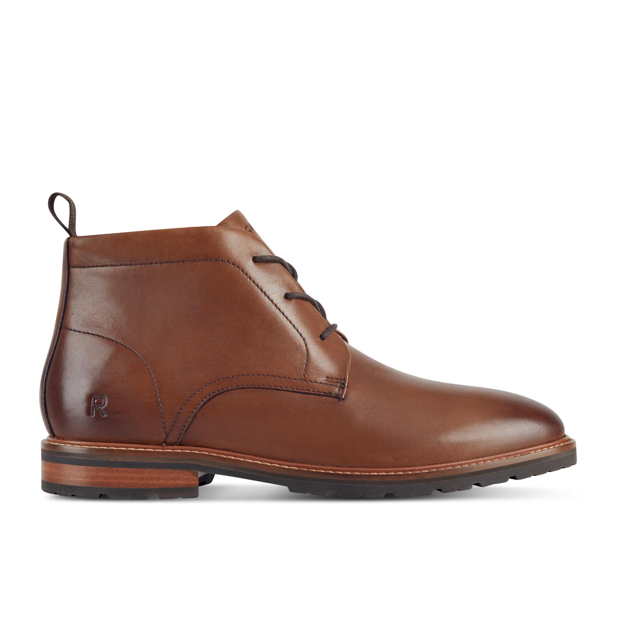 Men's Caspe Lace-up Almond Toe Casual Boots Product Image