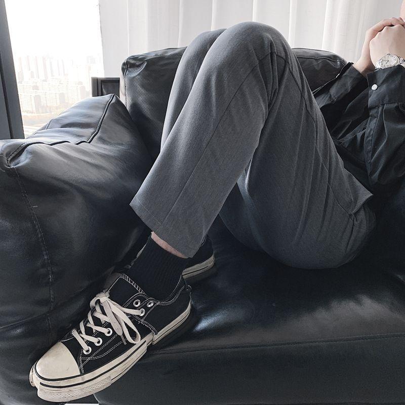 Cropped Straight Leg Pants Product Image