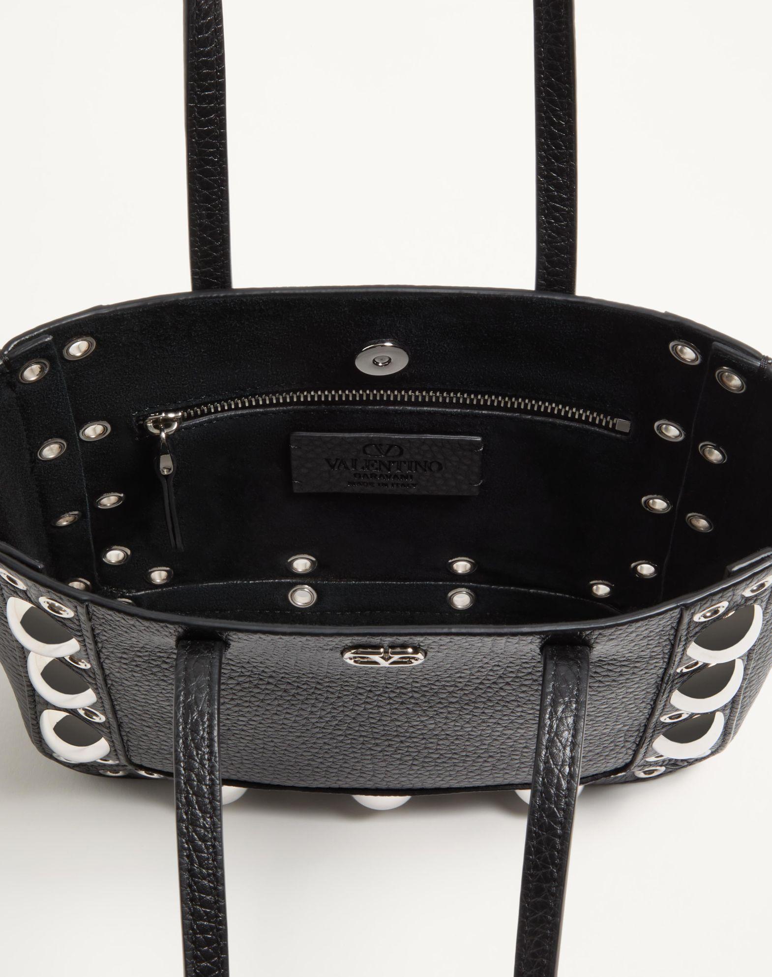 Valentino Garavani Nellcôte Mini Shopping Bag In Grainy Calfskin Product Image