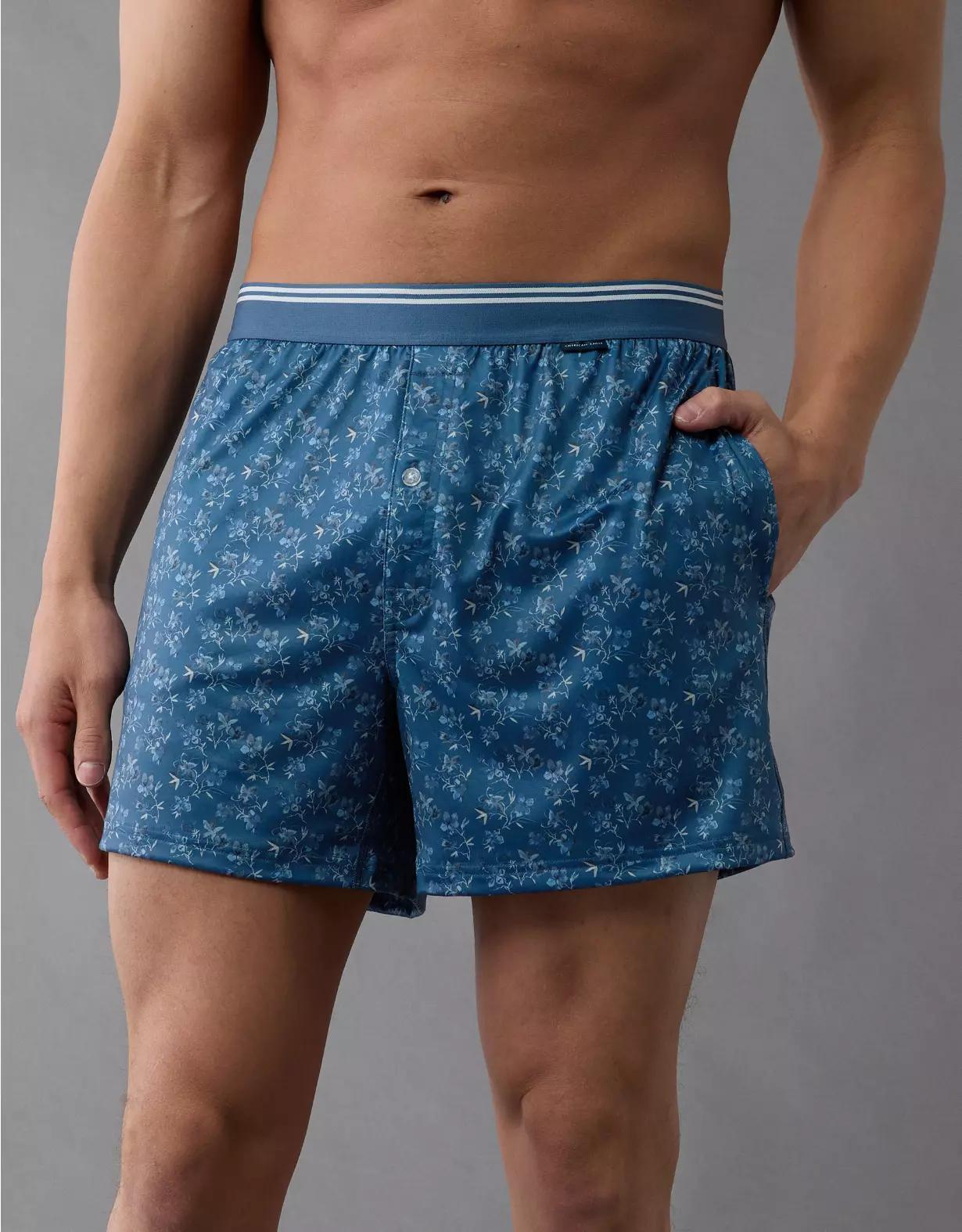 AEO Men's Floral Ultra Soft Pocket Boxer Short Product Image