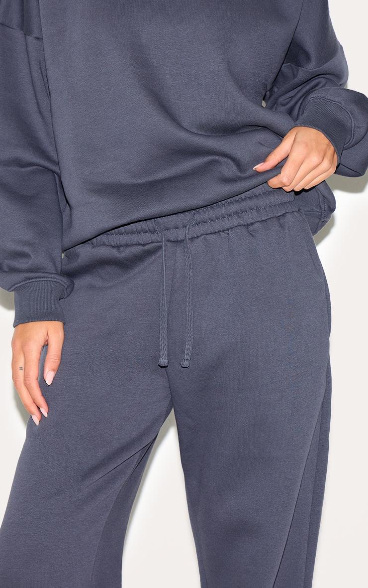 Navy Oversized Sweatshirt Tracksuit Set Product Image