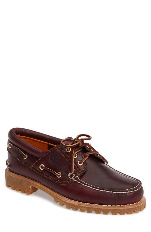 Timberland Mens 3-Eye Lug Handsewn Leather Boat Shoes Product Image