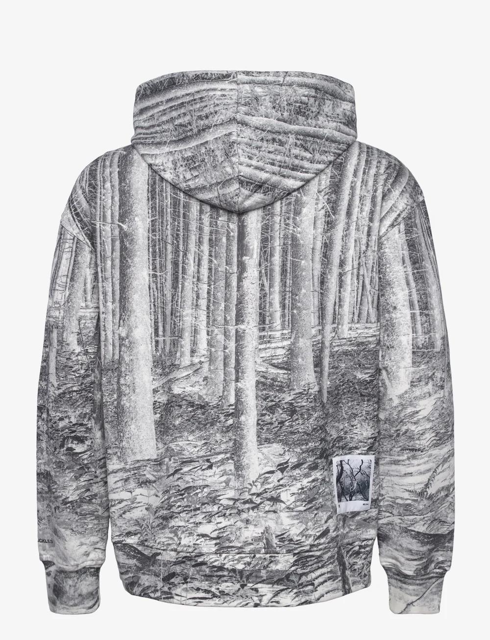 Moose Knuckles Mens Oak Hoodie in Forest Print Product Image