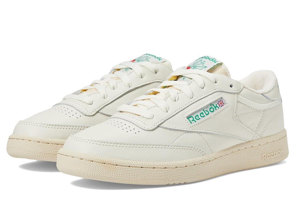 Reebok Club C 85 Vintage Unisex Sneakers Chalk/Alabas/Glegrn M 13 Product Image