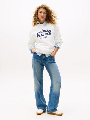 Embroidered Logo Varsity Sweatshirt Product Image