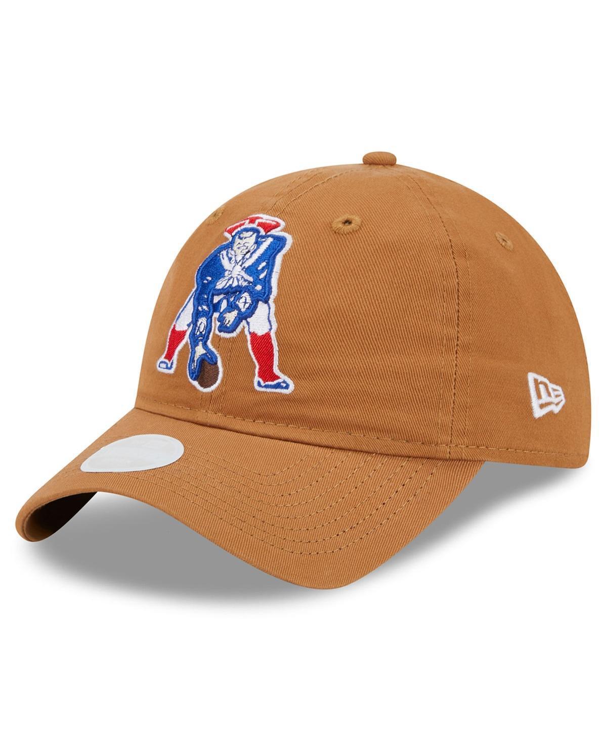 Women's New Era  Brown New England Patriots Throwback Main Core Classic 2.0 9TWENTY Adjustable Hat Product Image
