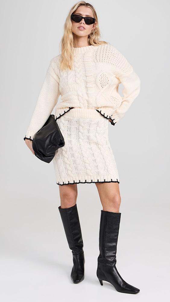 Little Lies Cable Stitch Skirt | Shopbop Product Image