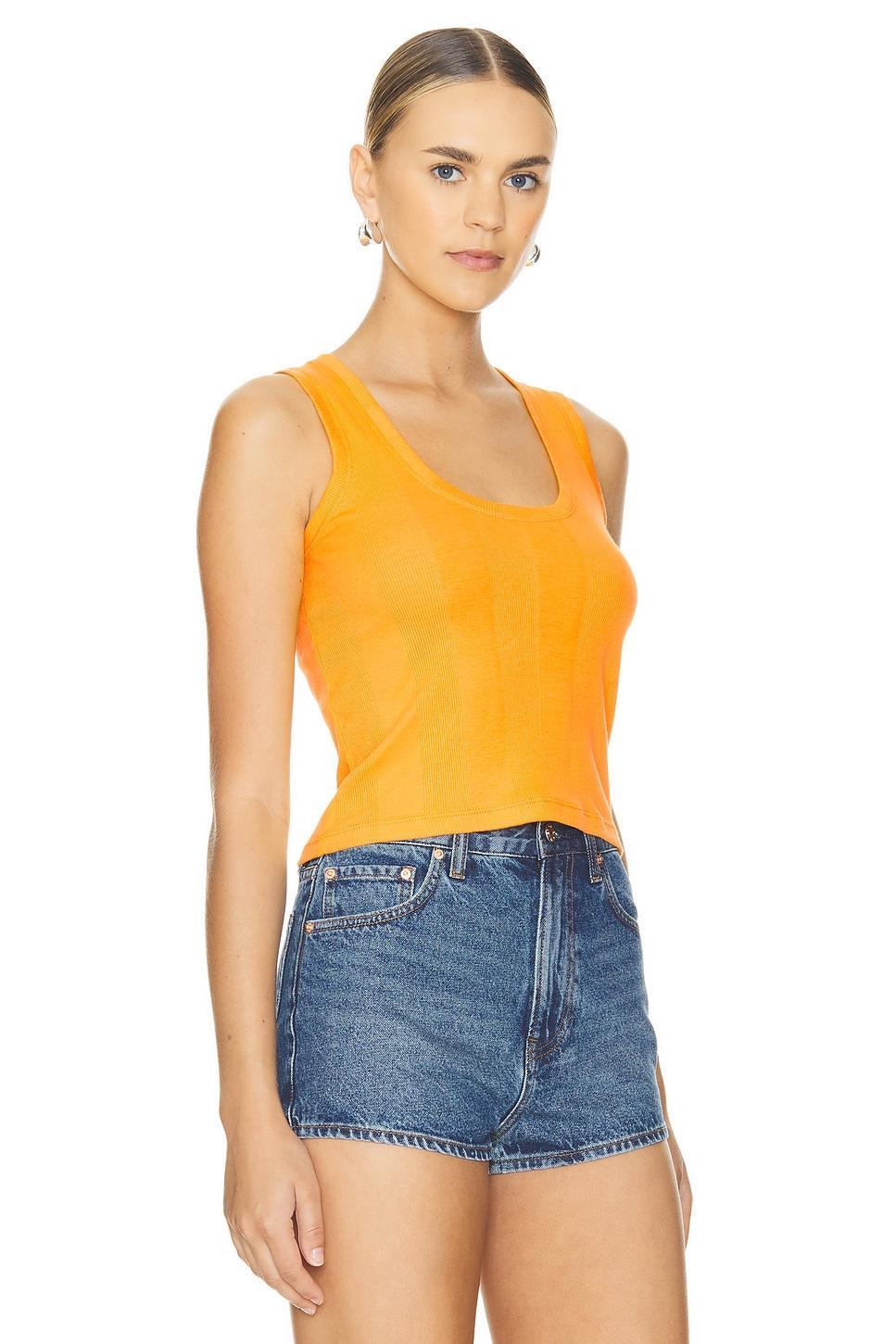 Cotton Rib Crop Tank Goldie Product Image