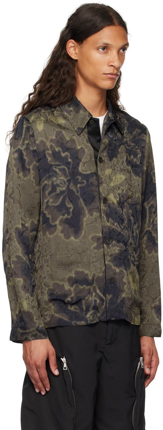 DRIES VAN NOTEN Brown Jacquard-graphic Shirt In 703 Brown Product Image