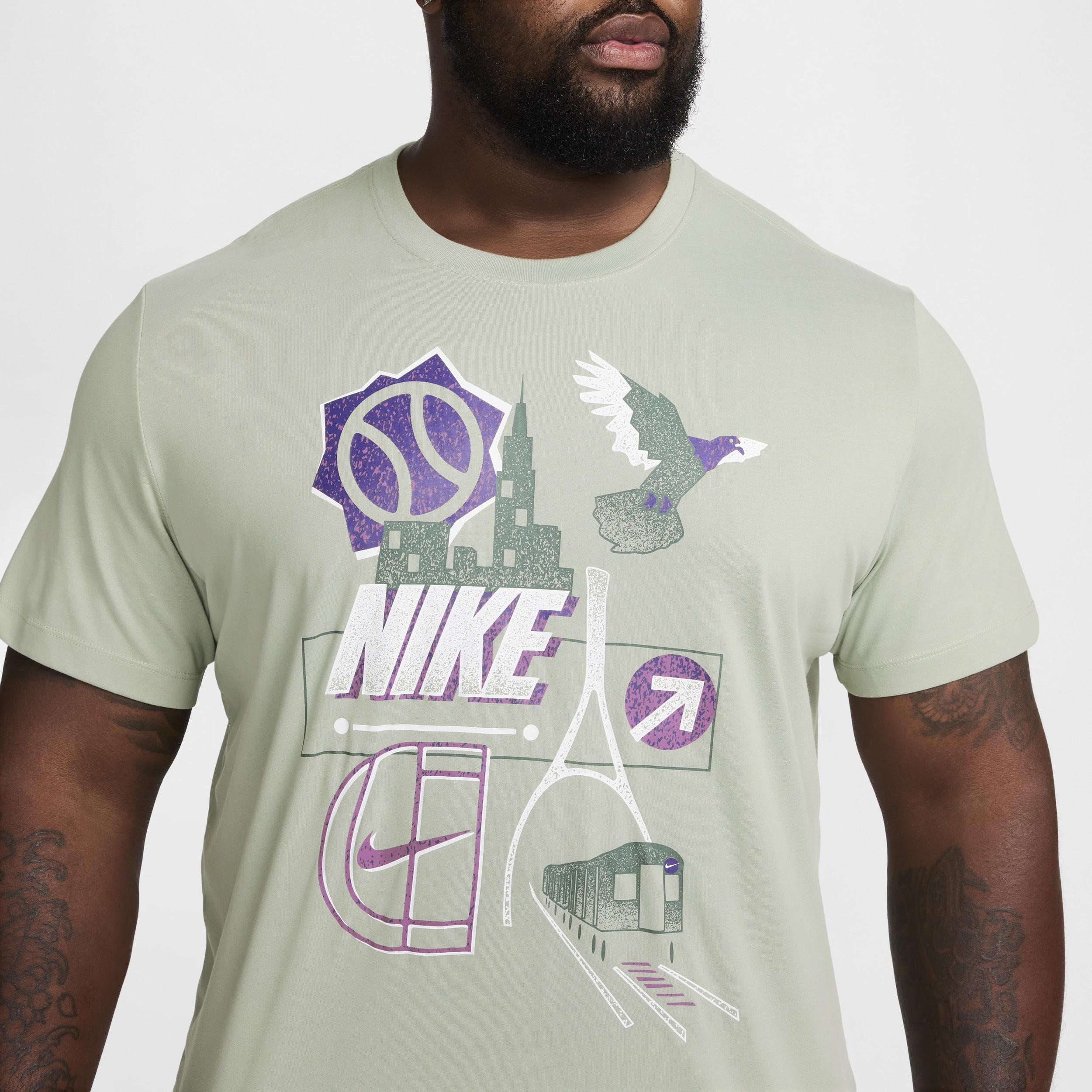 NikeCourt Men's Dri-FIT Tennis T-Shirt Product Image