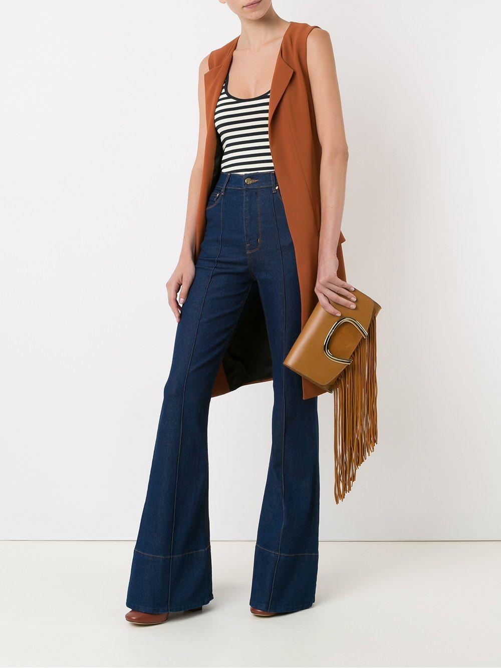 high waist flared jeans Product Image
