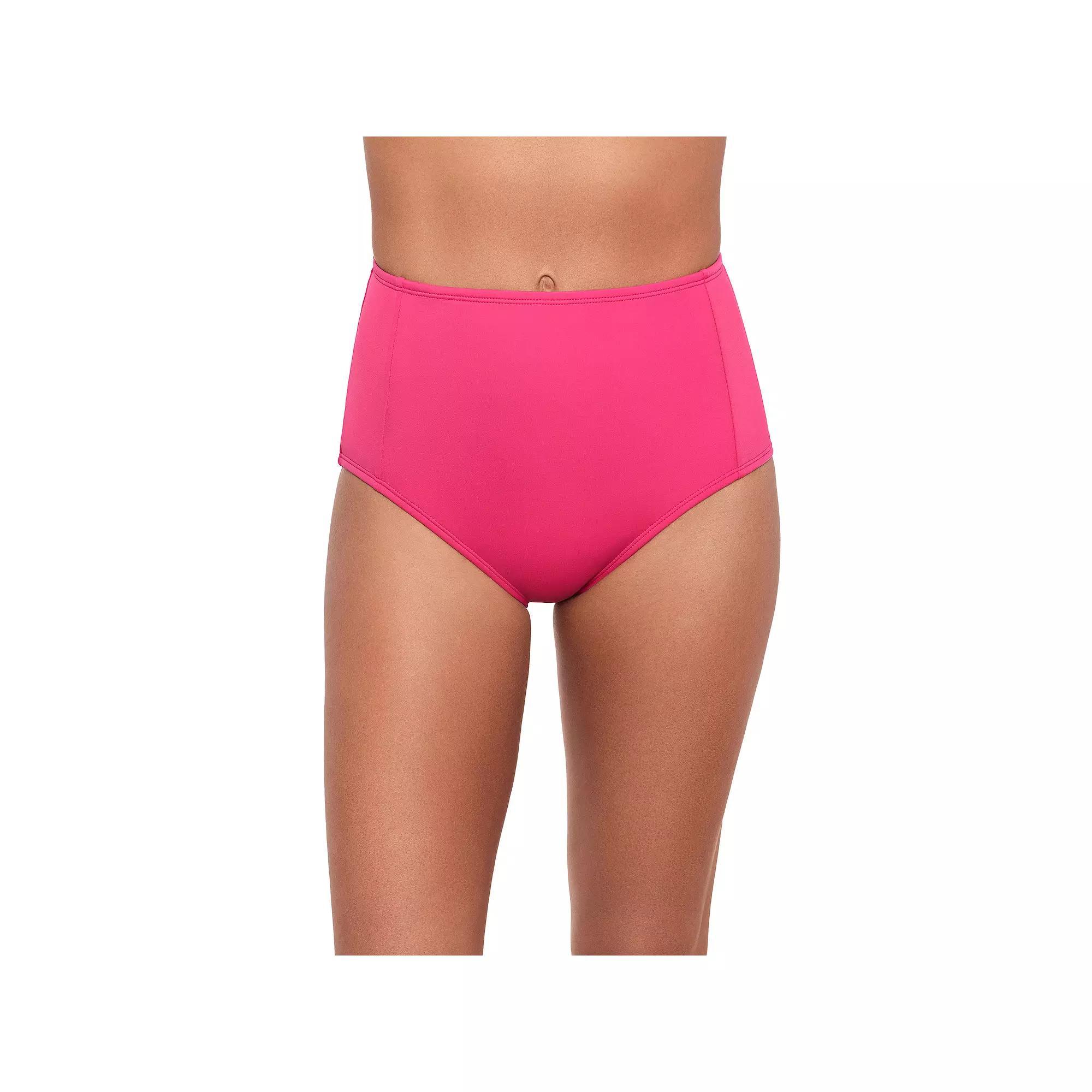 Women's Eco Beach High Waisted Swim Bottoms, Size: Small, Tidal Green Product Image