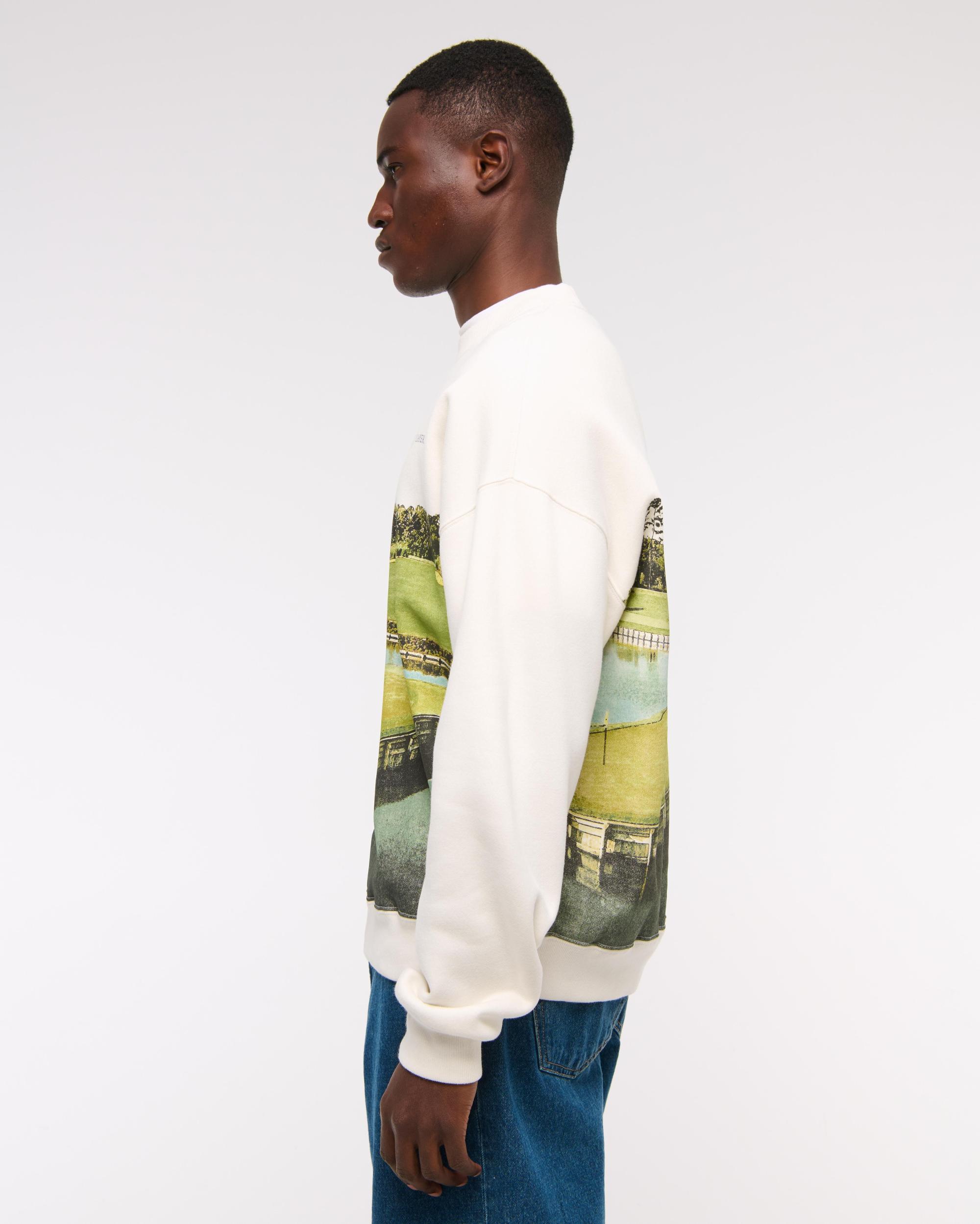 Golf Graphic Crew Sweatshirt Product Image