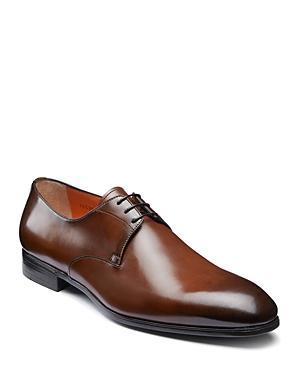 Santoni Mens Induct Lace Up Derby Dress Shoes Product Image
