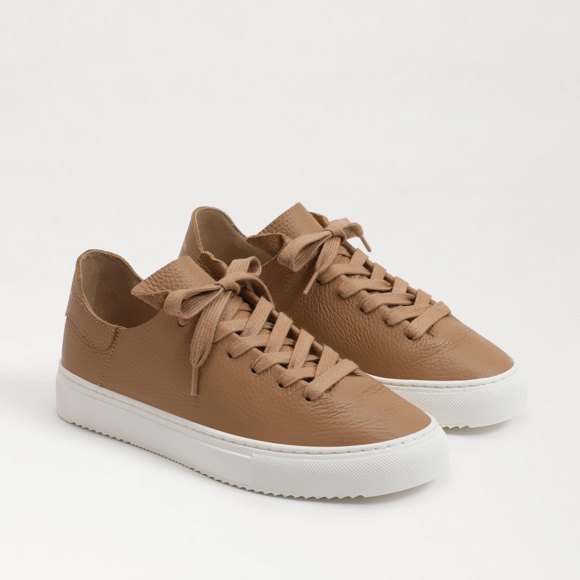 Sam Edelman Poppy Lace-Up Sneaker Camel Product Image