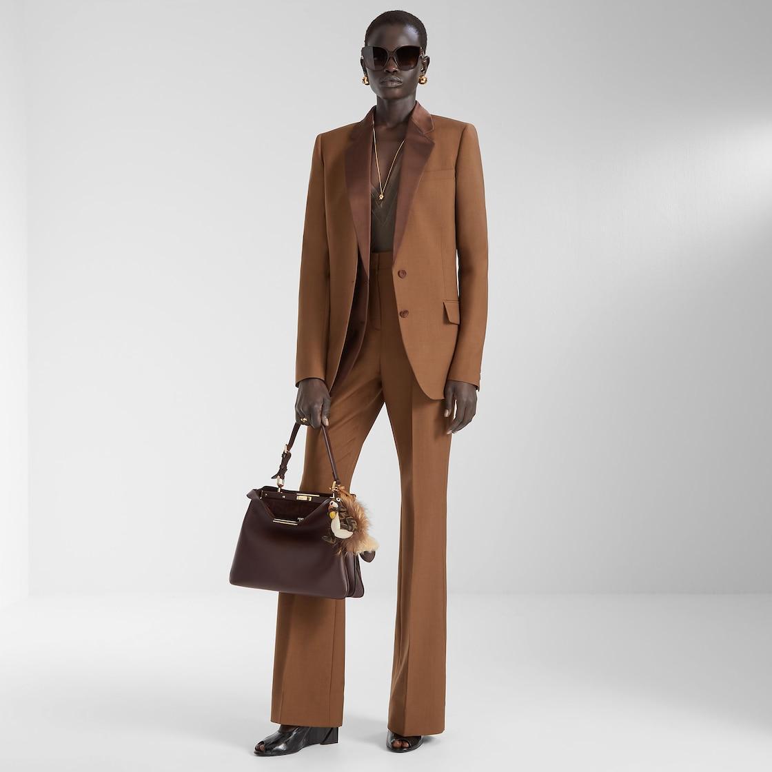 PantsBrown wool and mohair pants Product Image