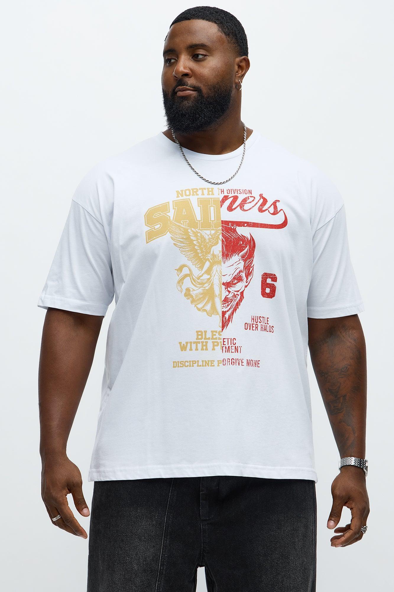 North Division Hustle Halos Short Sleeve Tee - White Product Image