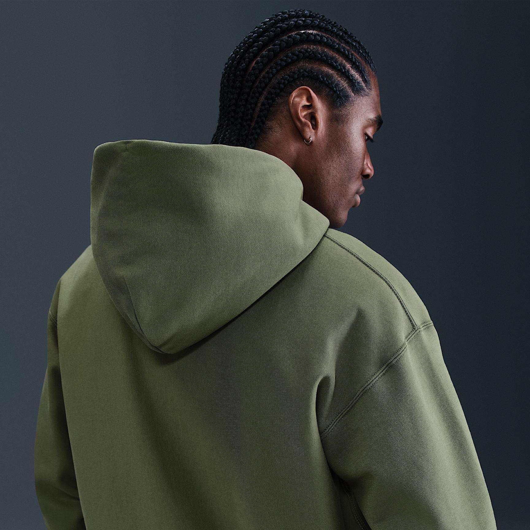 Nike Solo Swoosh Men's Full-Zip Fleece Hoodie Product Image