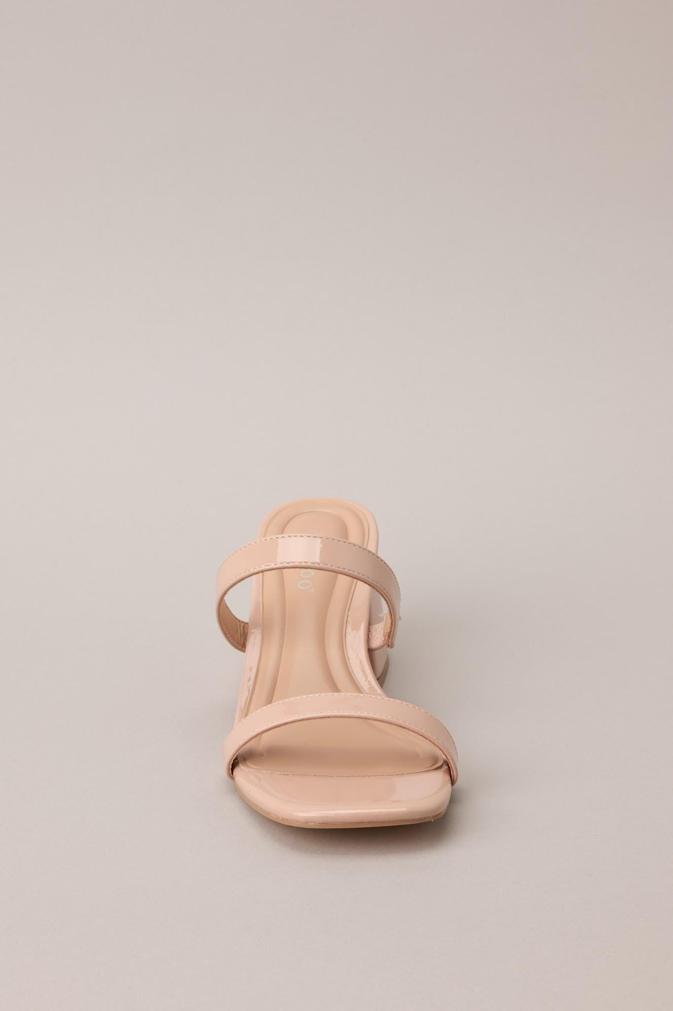 Stolen Moments Nude Block Heel Product Image
