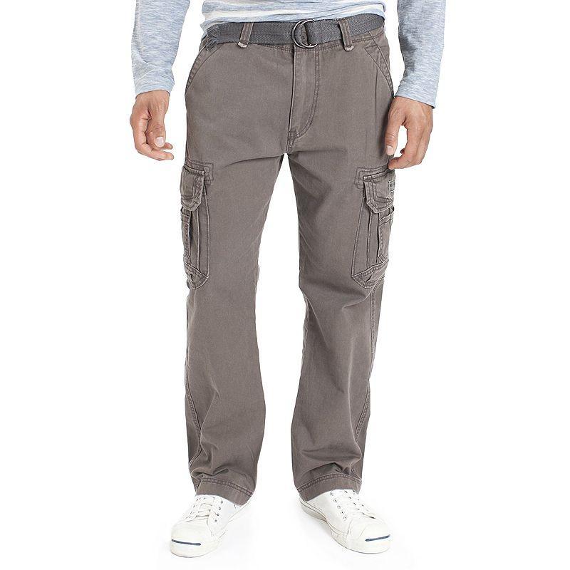 Men's UNIONBAY Cargo Survivor Pants, Size: 42 X 32, Black Product Image