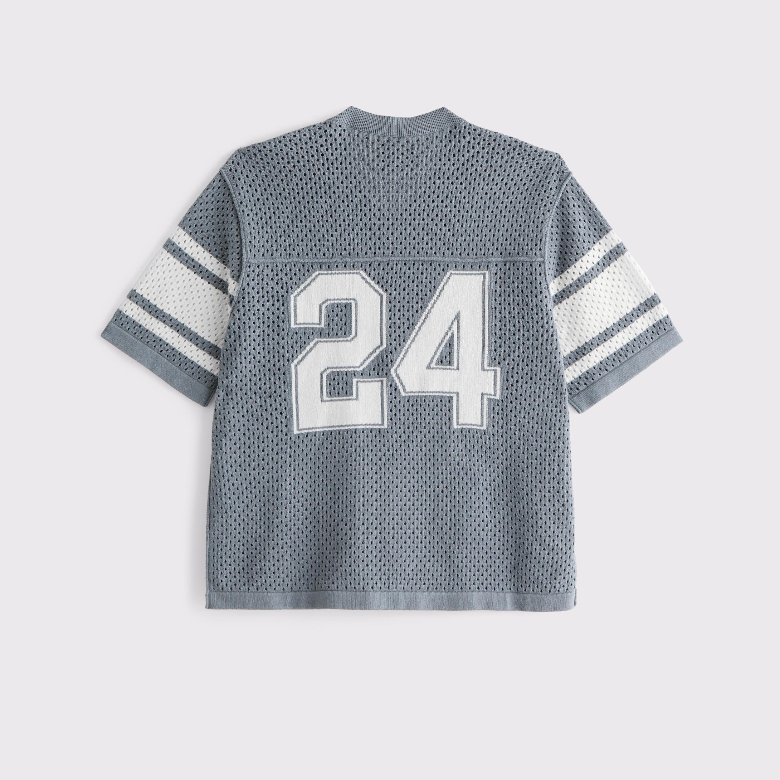 Football Jersey-Inspired Sweater Product Image