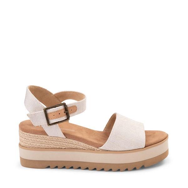 Toms Womens Diana Textile Platform Rope Wedge Sandals Product Image