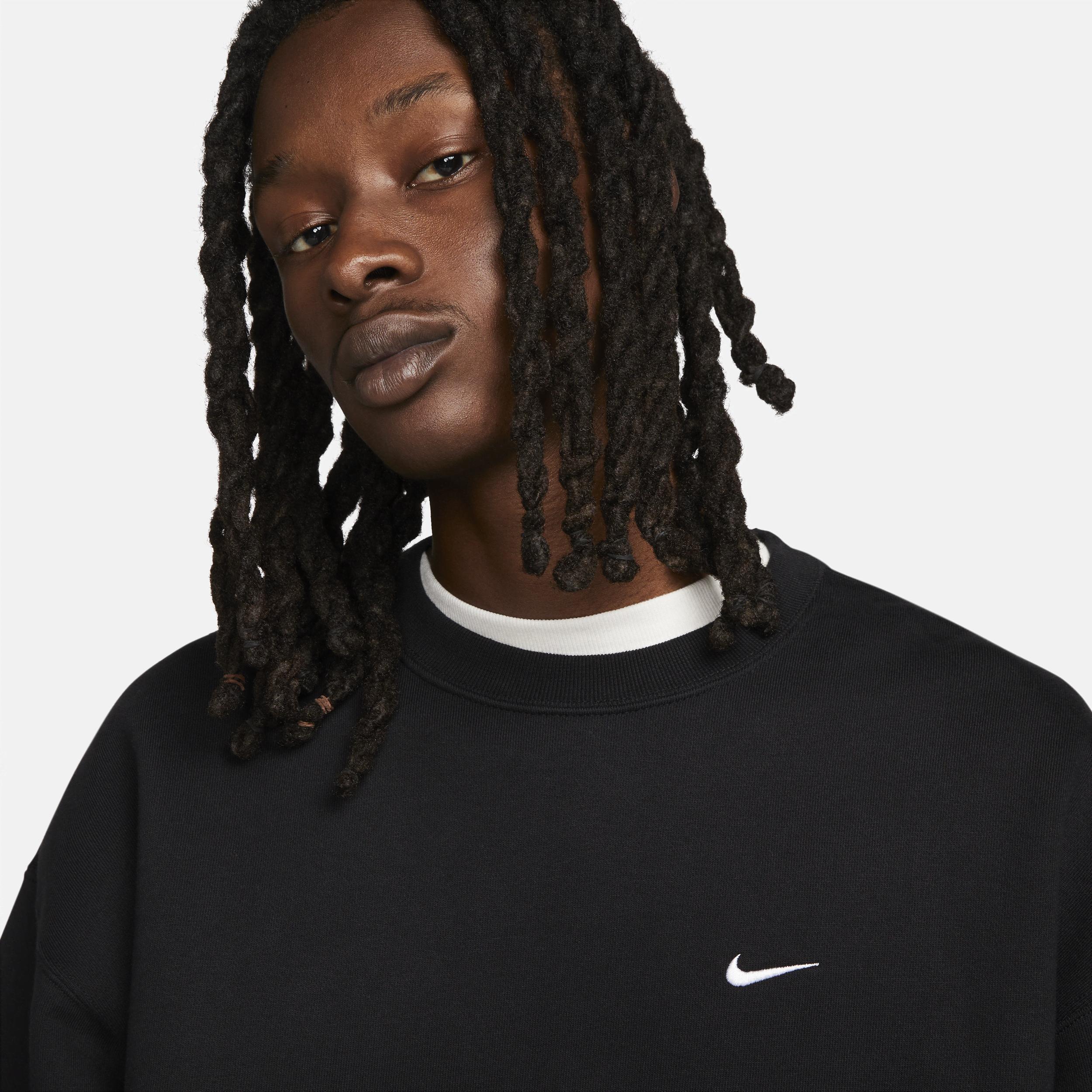 Nike Solo Swoosh Men's Fleece Crew Product Image