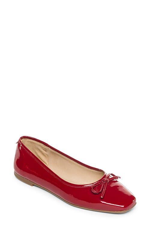 Gwynn Leather Bow Ballerina Flats Product Image