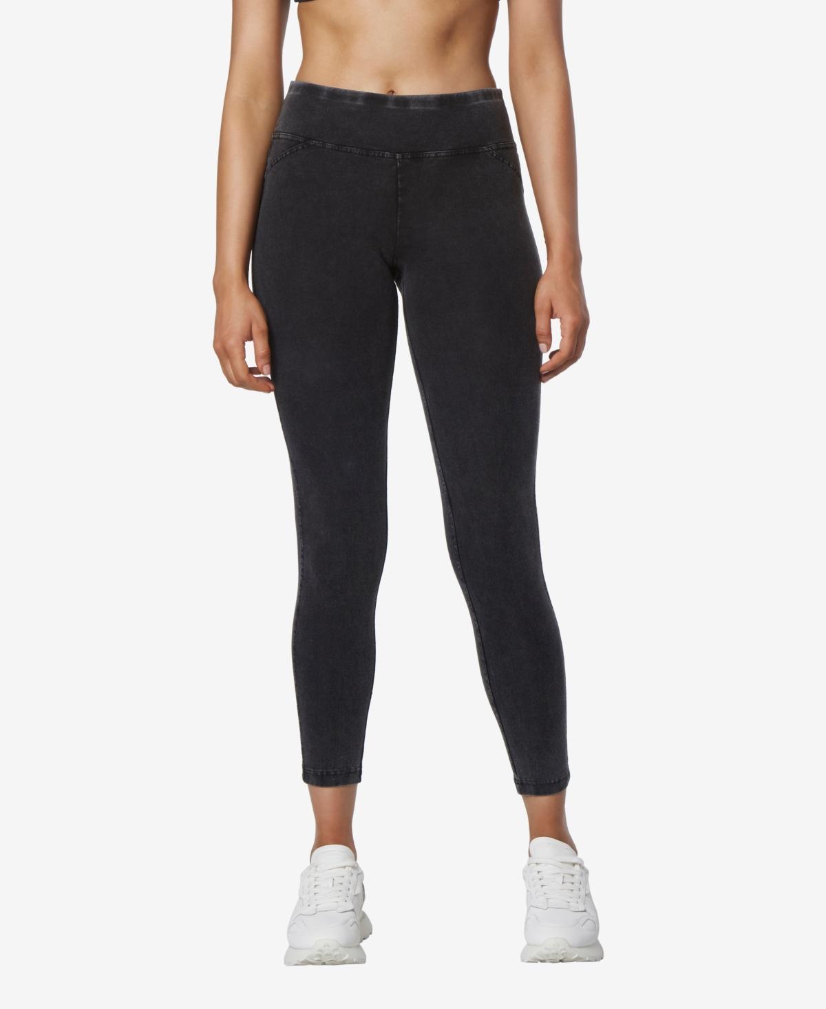 Andrew Marc Sport Knit Denim Look Jeggings Product Image