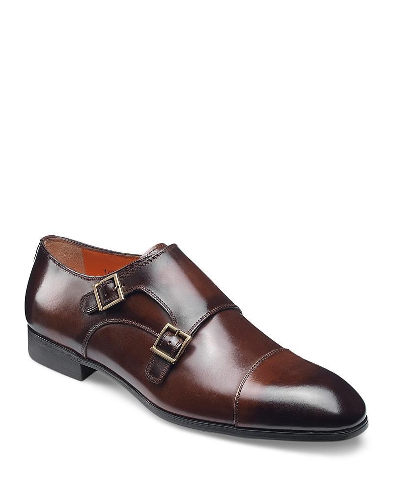 Mens Inca Leather Double Monk Strap Loafers Product Image