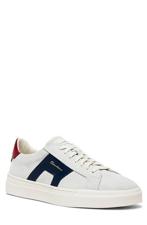 Santoni Mens Double Buckle Lace Up Sneakers Product Image