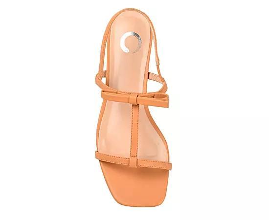 Journee Zaidda Women's T-Strap Sandals, Size: 6, Pink Product Image