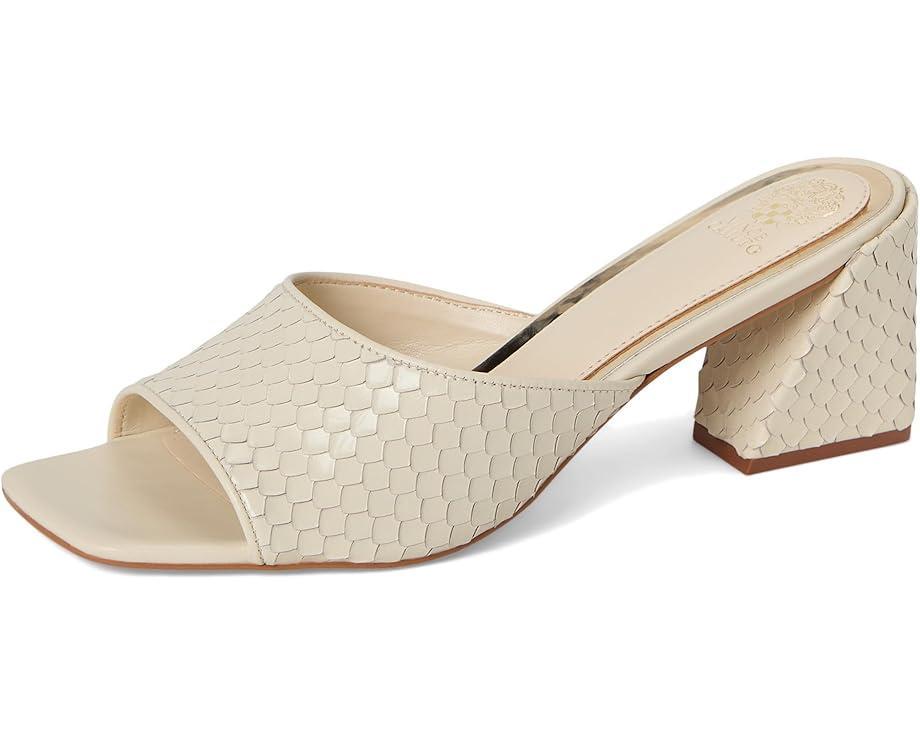 Sculpted C Coated Canvas Block Heel Sandals Product Image