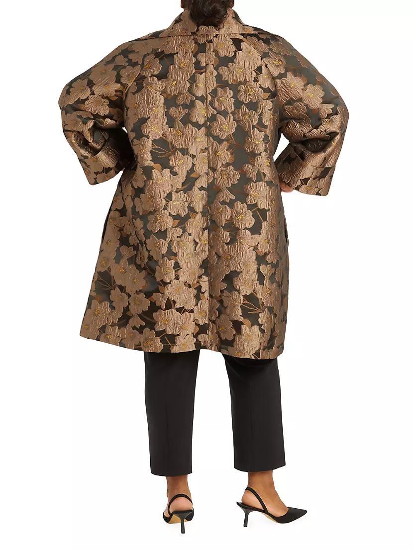 Hillary Jacquard Floral Coat Product Image