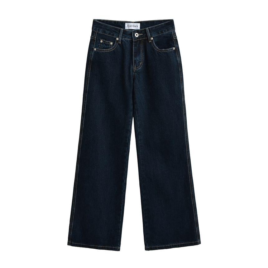 Mid Waist Flared Jeans Product Image
