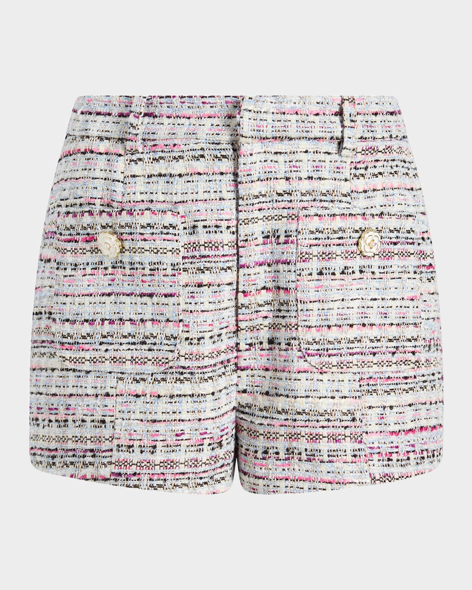 Auden Tailored Tweed Shorts Product Image