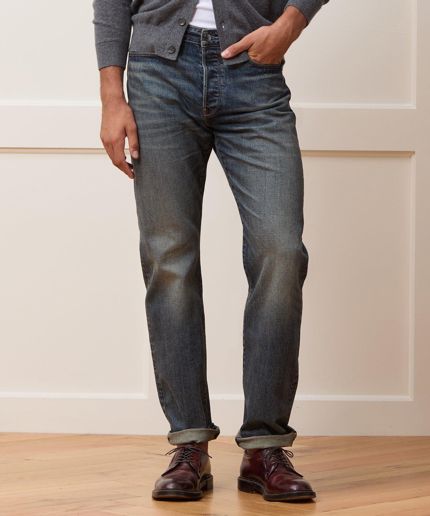 Straight Japanese Selvedge Stretch Jean Product Image