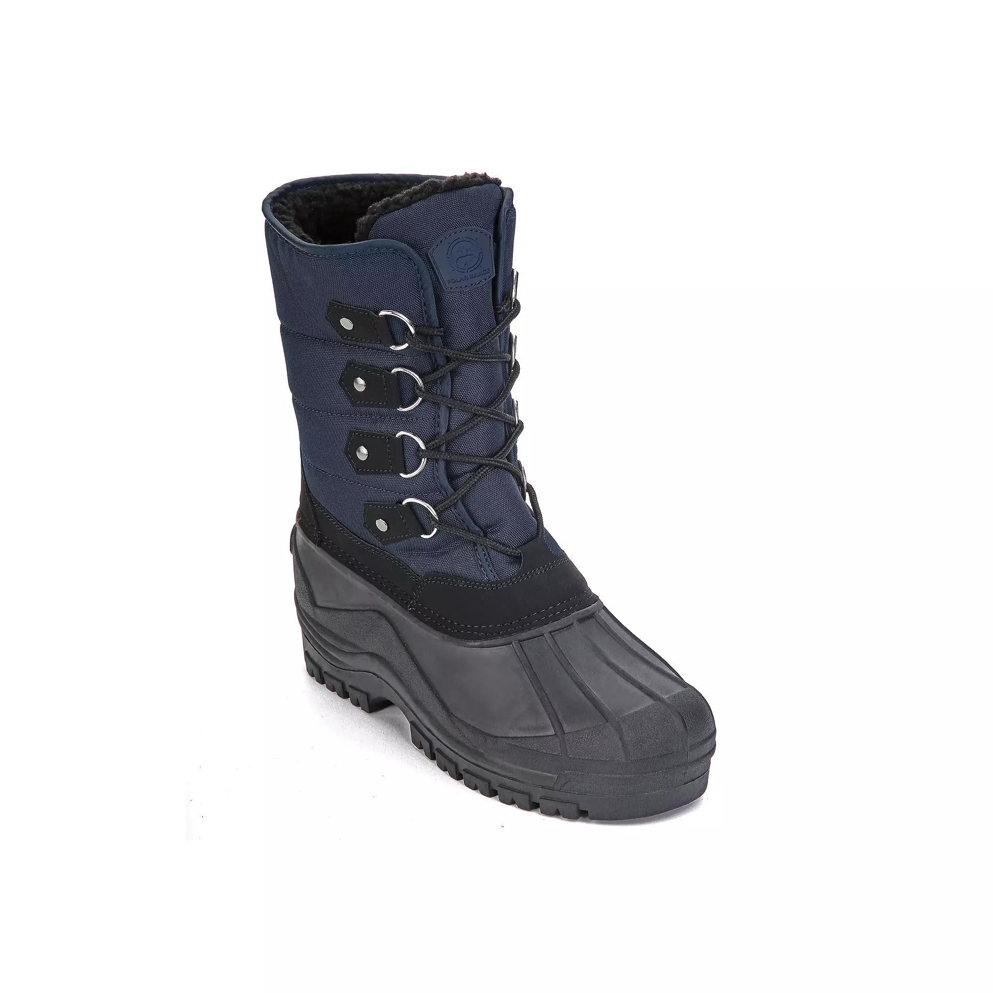 Polar Range Men's Peak Snow Boots, Size: 10, Blue Product Image