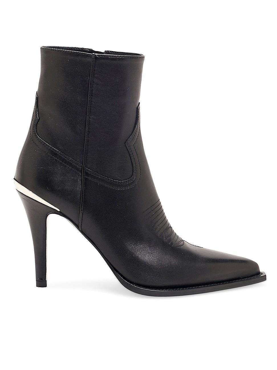 Womens Nancy Leather Ankle Boots Product Image